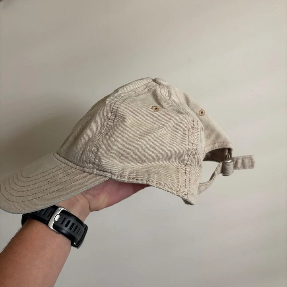 Disney Mickey Mouse Embroidered Khaki Tan Dad Hat Baseball Cap Adjustable